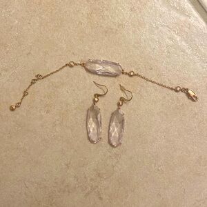 Henri Bendel earrings and bracelet